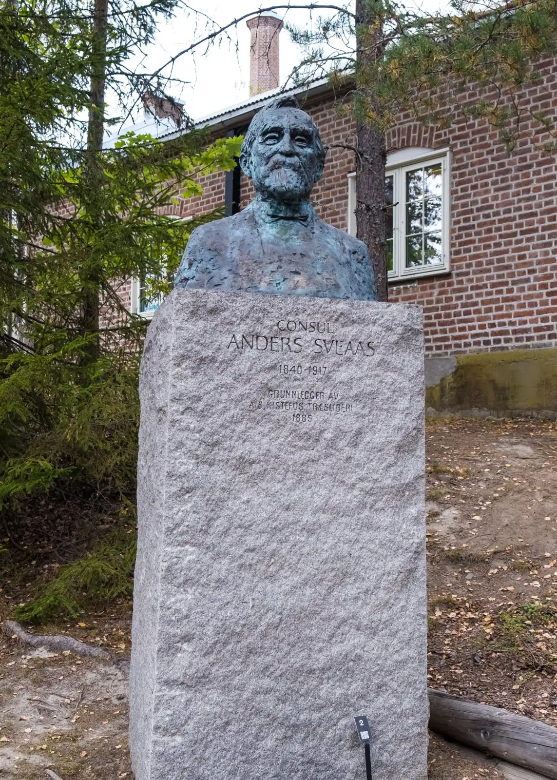 Consul Anders Sveaas, founder of Kistefos Træsliperi