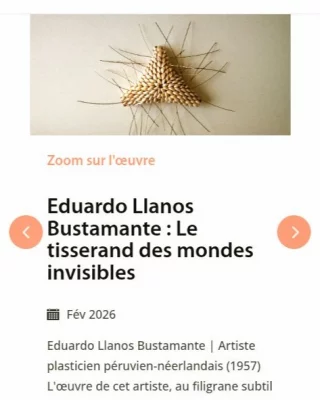 Le peintre péruvien Leoncio Villanueva nous présente son œuvre